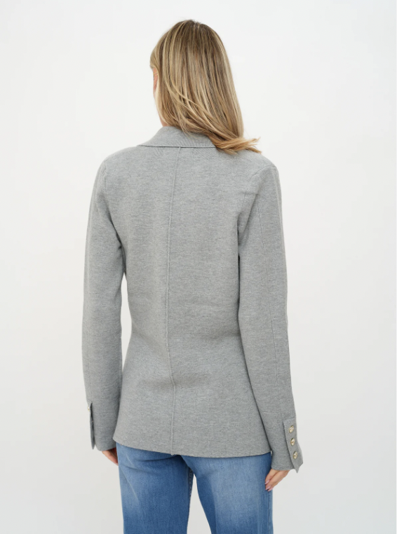 Hillary Blazer -Heather Grey — Yellow BoutiqueNew ArrivalsHillary